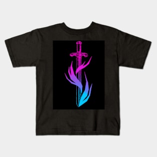 SWORD OF FIRE Kids T-Shirt